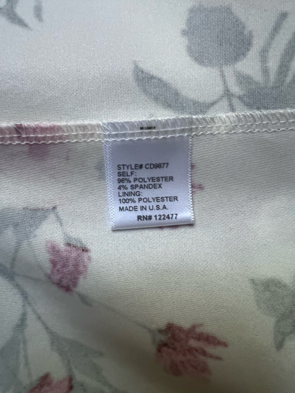 NWT Elegant Floral Mermaid Midi Dress - Picture 8 of 15